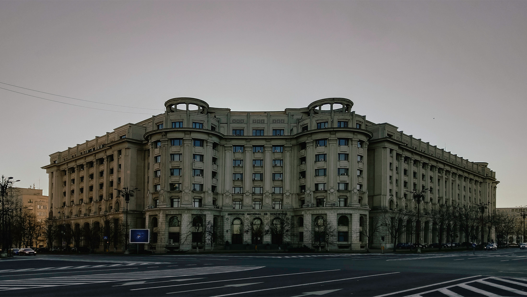 National Institute of Statistics building in Bucharest